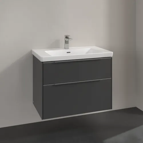 VILLEROY BOCH Subway 3.0 Vanity unit, 2 výsuvy, 772 x 576 x 478 mm, grafitová barva #C57400VR, obrázek 2