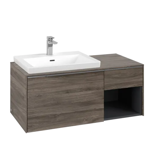 VILLEROY BOCH Subway 3.0 Vanity unit, 2 výsuvy, 1001 x 423 x 516 mm, Stone Oak / Stone Oak #C57200RK