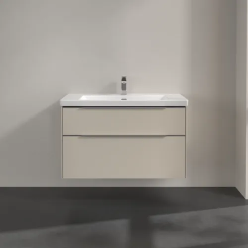 VILLEROY BOCH Subway 3.0 Vanity unit, s osvětlením, 2 výsuvy, 973 x 576 x 478 mm, Cashmere Grey #C570L0VN, obrázek 3