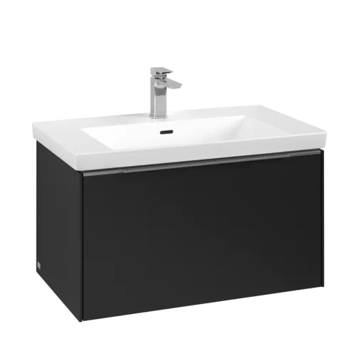 VILLEROY BOCH Subway 3.0 Vanity unit, 1 zásuvka, 772 x 429 x 478 mm, Volcano Black #C57300VL