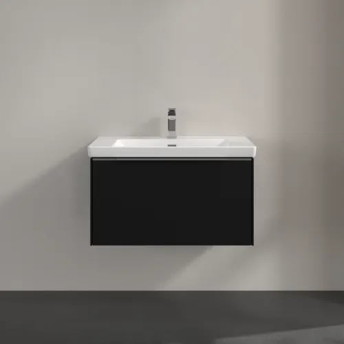 VILLEROY BOCH Subway 3.0 Vanity unit, 1 zásuvka, 772 x 429 x 478 mm, Volcano Black #C57300VL, obrázek 3