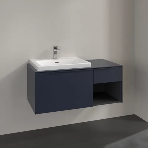 VILLEROY BOCH Subway 3.0 Vanity unit, 2 výsuvy, 1001 x 423 x 516 mm, Marine Blue / Marine Blue #C57202VQ, obrázek 2