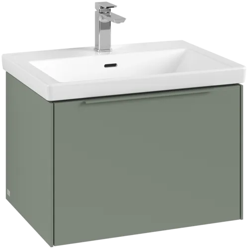 VILLEROY BOCH Subway 3.0 Vanity unit, 1 zásuvka, 622 x 429 x 478 mm, Soft Green #C57502AF