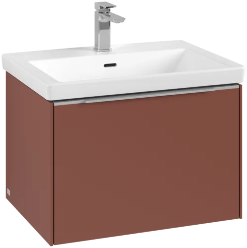 VILLEROY BOCH Subway 3.0 Vanity unit, 1 zásuvka, 622 x 429 x 478 mm, vínově červená #C57500AH