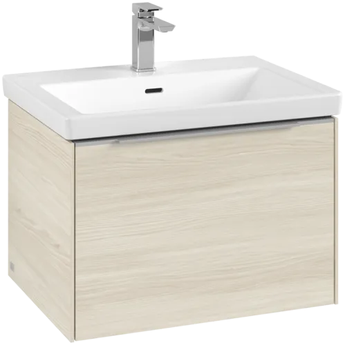 VILLEROY BOCH Subway 3.0 Vanity unit, 1 zásuvka, 622 x 429 x 478 mm, bílý dub #C57500AA