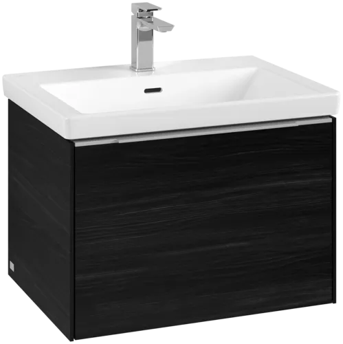 VILLEROY BOCH Subway 3.0 Vanity unit, 1 zásuvka, 622 x 429 x 478 mm, černý dub #C57500AB