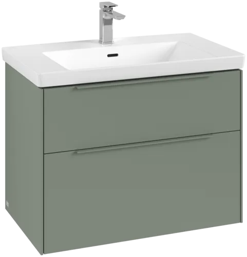 VILLEROY BOCH Subway 3.0 Vanity unit, 2 výsuvy, 772 x 576 x 478 mm, Soft Green #C57402AF