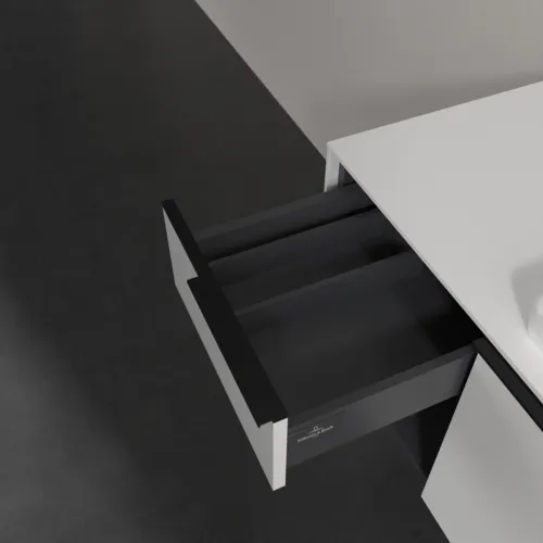 VILLEROY BOCH Subway 3.0 Vanity unit, s osvětlením, 2 výsuvy, 1001 x 423 x 516 mm, čistě bílá / čistě bílá #C571L1VF, obrázek 8