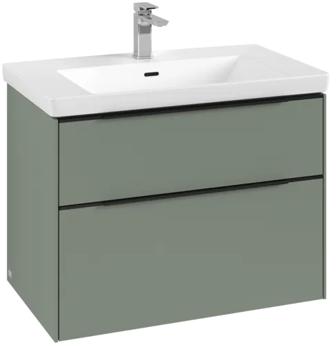 VILLEROY BOCH Subway 3.0 Vanity unit, 2 výsuvy, 772 x 576 x 478 mm, Soft Green #C57401AF
