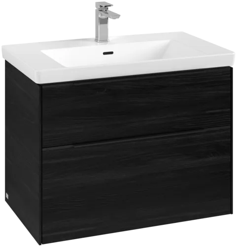 VILLEROY BOCH Subway 3.0 Vanity unit, 2 výsuvy, 772 x 576 x 478 mm, černý dub #C57401AB