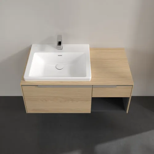 VILLEROY BOCH Subway 3.0 Vanity unit, s osvětlením, 2 výsuvy, 1001 x 423 x 516 mm, Severský dub / Severský dub #C572L0VJ, obrázek 4