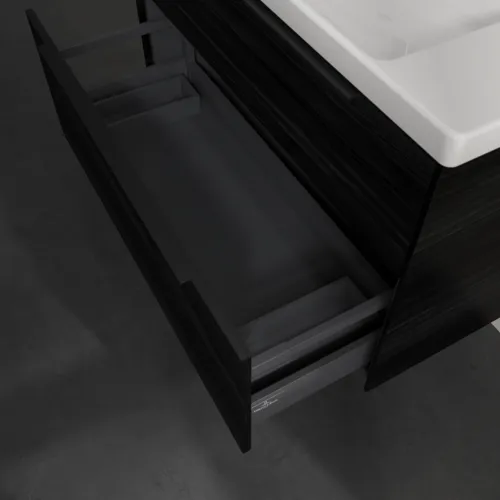 VILLEROY BOCH Subway 3.0 Vanity unit, 2 výsuvy, 973 x 576 x 478 mm, černý dub #C57001AB, obrázek 6