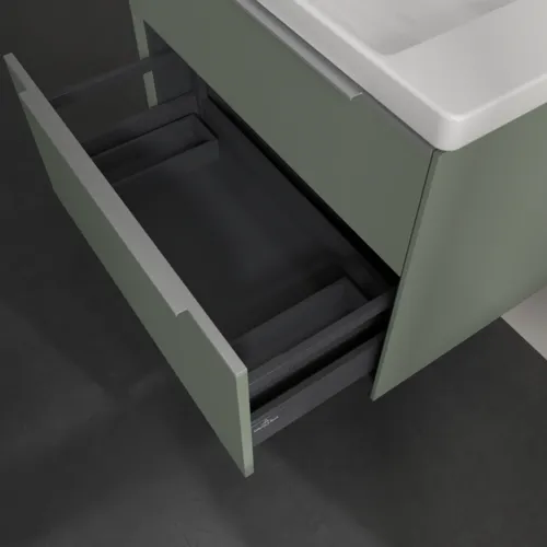 VILLEROY BOCH Subway 3.0 Vanity unit, 2 výsuvy, 772 x 576 x 478 mm, Soft Green #C57400AF, obrázek 6