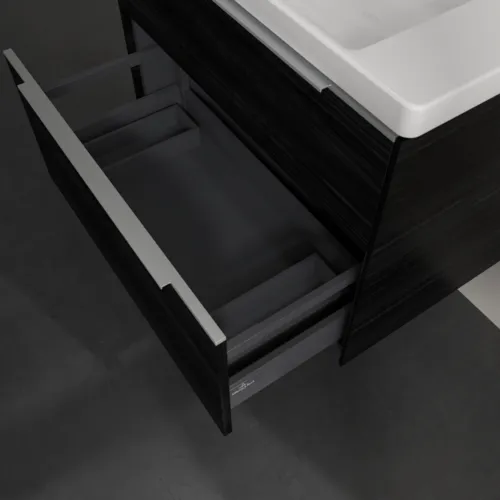 VILLEROY BOCH Subway 3.0 Vanity unit, 2 výsuvy, 772 x 576 x 478 mm, černý dub #C57400AB, obrázek 6
