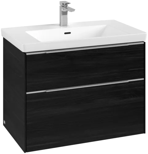 VILLEROY BOCH Subway 3.0 Vanity unit, 2 výsuvy, 772 x 576 x 478 mm, černý dub #C57400AB