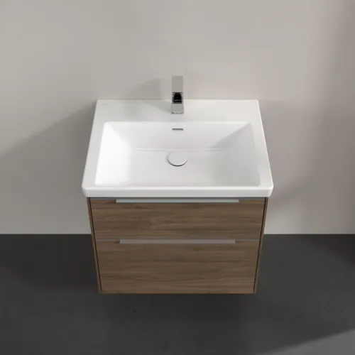VILLEROY BOCH Subway 3.0 Vanity unit, s osvětlením, 2 výsuvy, 622 x 576 x 478 mm, Arizona Oak #C576L0VH, obrázek 4
