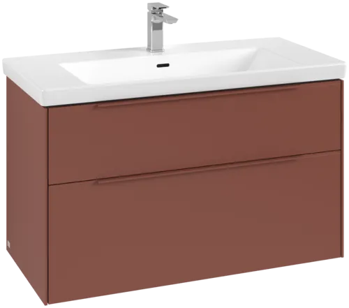 VILLEROY BOCH Subway 3.0 Vanity unit, 2 výsuvy, 973 x 576 x 478 mm, Vínově červená #C57002AH