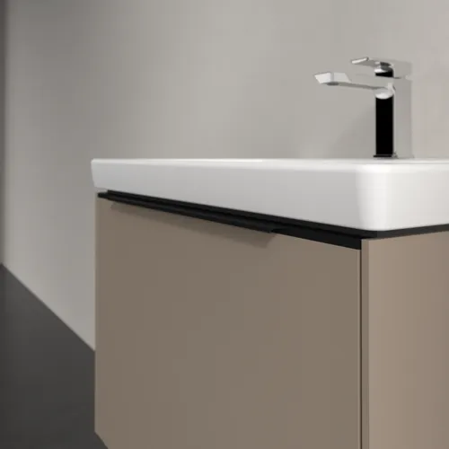 VILLEROY BOCH Subway 3.0 Vanity unit, s osvětlením, 1 zásuvka, 622 x 429 x 478 mm, taupe #C575L1VM, obrázek 6