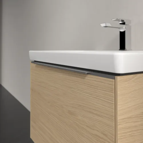 VILLEROY BOCH Subway 3.0 Vanity unit, s osvětlením, 1 zásuvka, 622 x 429 x 478 mm, dub severský #C575L0VJ, obrázek 6