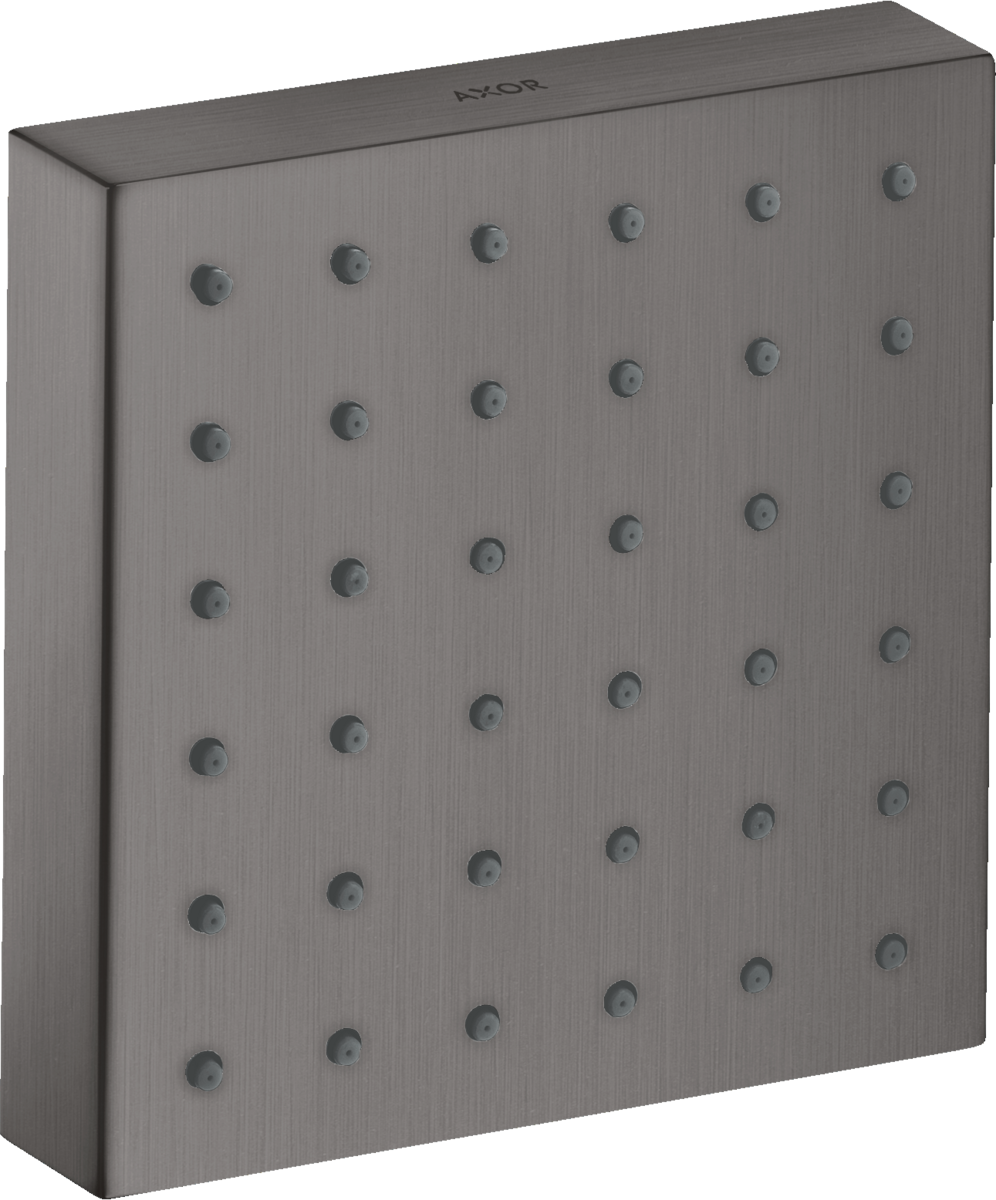 HANSGROHE Sprchový modul AXOR ShowerSolutions 120/120 skrytý úhlový #28491340 - kartáčovaný černý chrom