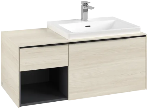 VILLEROY BOCH Subway 3.0 Vanity unit, 2 výsuvy, 1001 x 423 x 516 mm, bílý dub / bílý dub #C57101AA