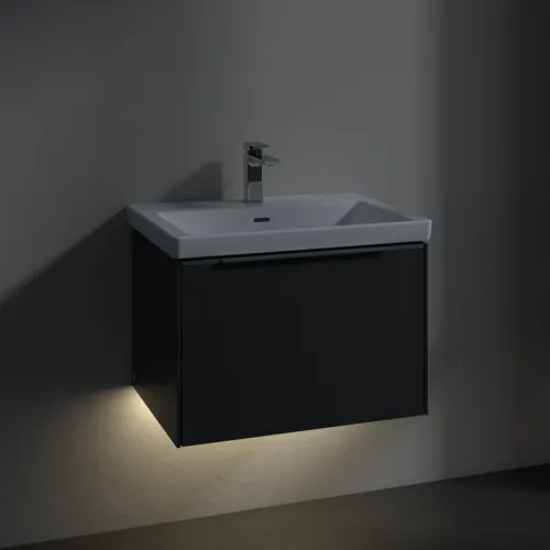 VILLEROY BOCH Subway 3.0 toaletní skříňka, s osvětlením, 1 zásuvka, 622 x 429 x 478 mm, grafitová barva #C575L0VR, obrázek 5