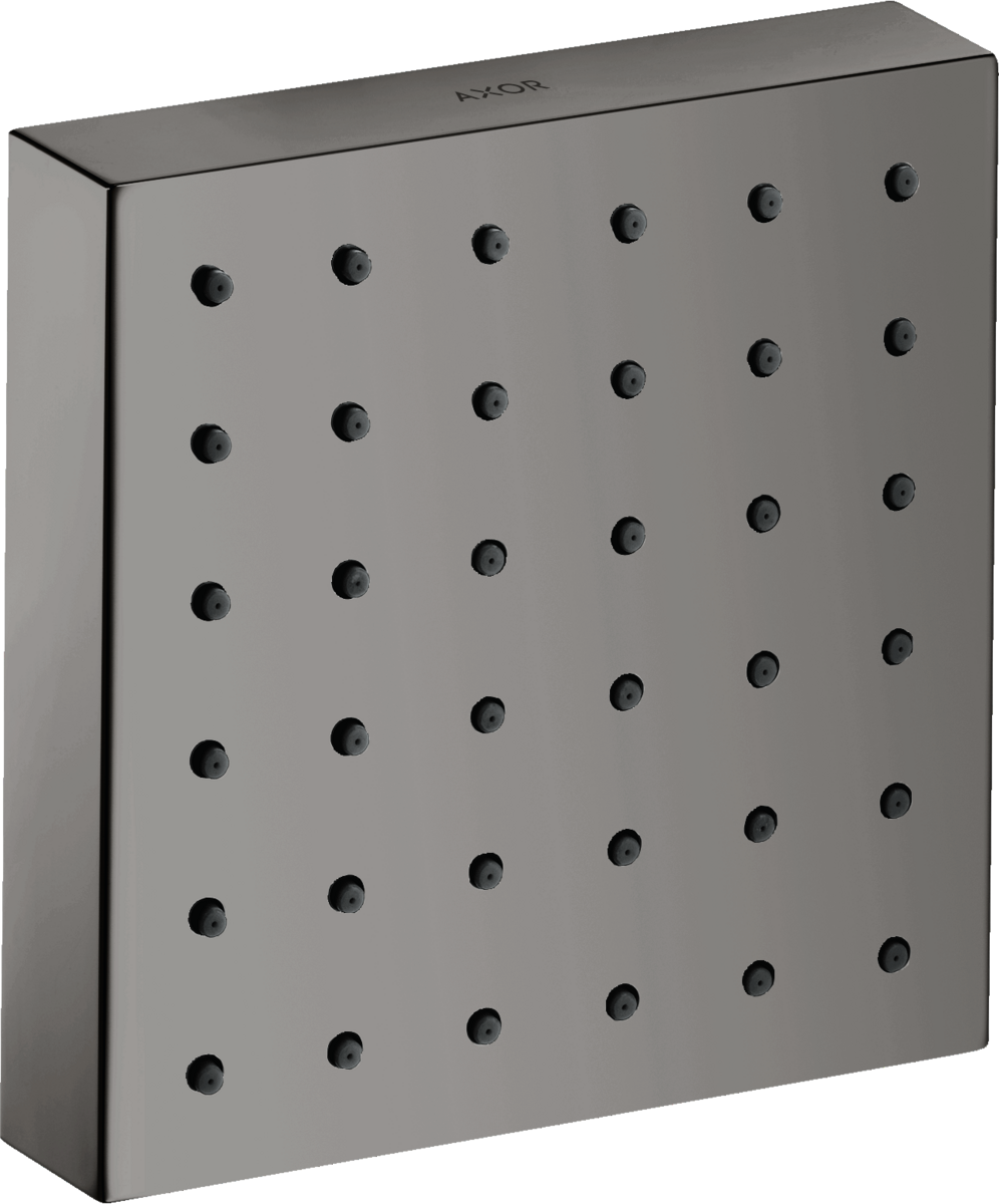 HANSGROHE Sprchový modul AXOR ShowerSolutions 120/120 skrytý úhlový #28491330 - leštěný černý chrom