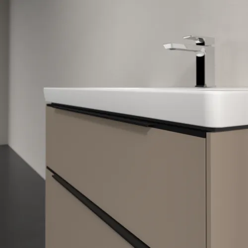 VILLEROY BOCH Subway 3.0 Vanity unit, s osvětlením, 2 výsuvy, 772 x 576 x 478 mm, taupe #C574L1VM, obrázek 6