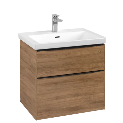VILLEROY BOCH Subway 3.0 Vanity unit, 2 výsuvy, 622 x 576 x 478 mm, dub Kansas #C57601RH