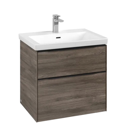 VILLEROY BOCH Subway 3.0 Vanity unit, 2 výsuvy, 622 x 576 x 478 mm, Stone Oak #C57601RK
