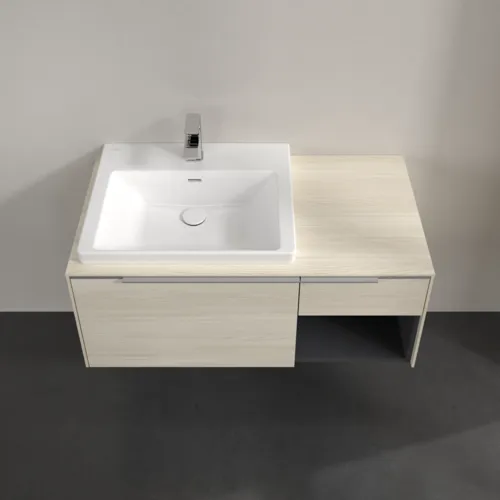 VILLEROY BOCH Subway 3.0 Vanity unit, 2 výsuvy, 1001 x 423 x 516 mm, bílý dub / bílý dub #C57200AA, obrázek 4