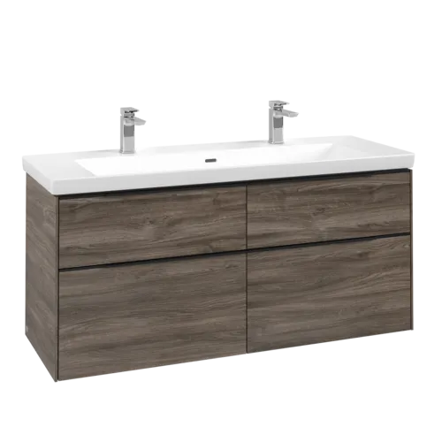 VILLEROY BOCH Subway 3.0 Vanity unit, 4 výsuvy, 1272 x 576 x 478 mm, Stone Oak #C60201RK