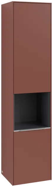 VILLEROY BOCH Vysoká skříňka Subway 3.0, 2 dveře, 400 x 1710 x 362 mm, vínově červená #C58800AH