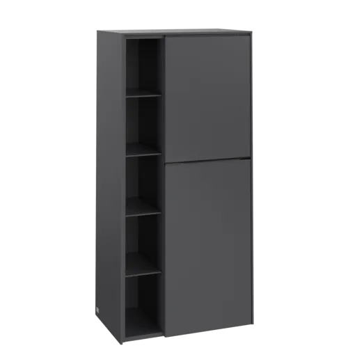 VILLEROY BOCH Středová skříňka Subway 3.0, 2 dveře, 574 x 1200 x 362 mm, Grafit / Grafit #C59902VR