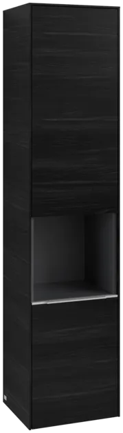 VILLEROY BOCH Vysoká skříň Subway 3.0, 2 dveře, 400 x 1710 x 362 mm, černý dub #C58800AB