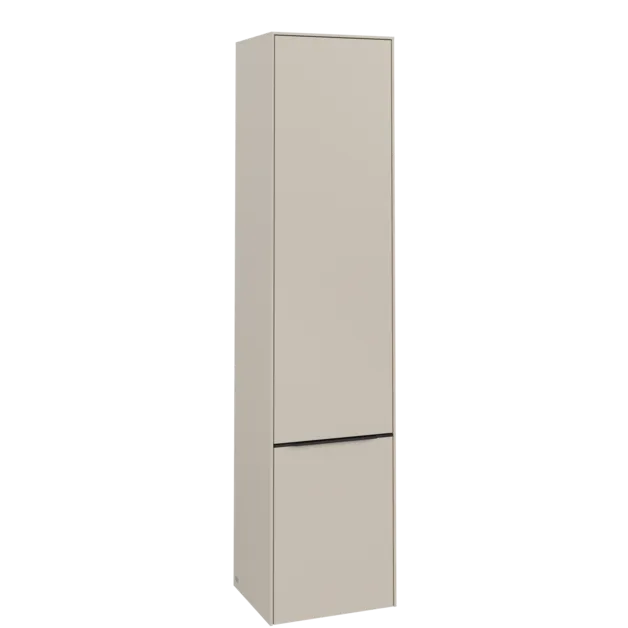 VILLEROY BOCH Subway 3.0 Vysoká skříň, 2 dveře, 400 x 1710 x 362 mm, Cashmere Grey / Cashmere Grey #C58601VN