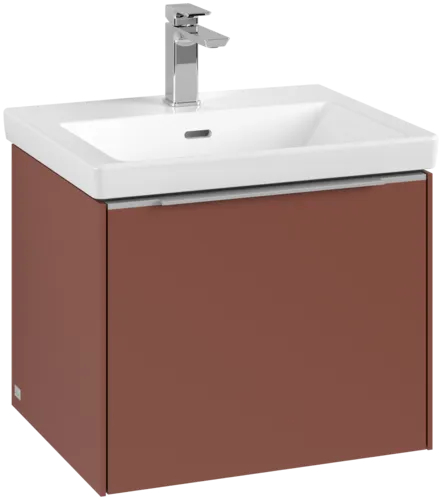 VILLEROY BOCH Subway 3.0 Vanity unit, 1 zásuvka, 523 x 429 x 448 mm, vínově červená #C57900AH