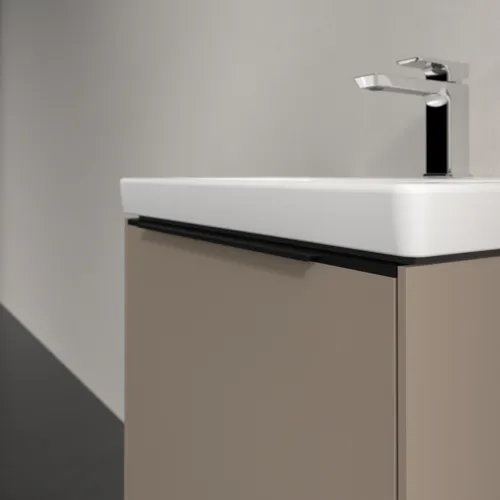 VILLEROY BOCH Subway 3.0 Vanity unit, s osvětlením, 1 zásuvka, 523 x 429 x 448 mm, taupe #C579L1VM, obrázek 6