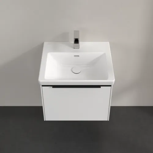 VILLEROY BOCH Subway 3.0 Vanity unit, s osvětlením, 1 zásuvka, 523 x 429 x 448 mm, Brilliant White #C579L1VE, obrázek 4