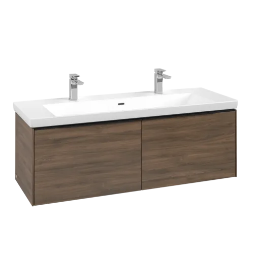 VILLEROY BOCH Subway 3.0 Vanity unit, 2 výsuvy, 1272 x 429 x 478 mm, Arizona Oak #C60101VH