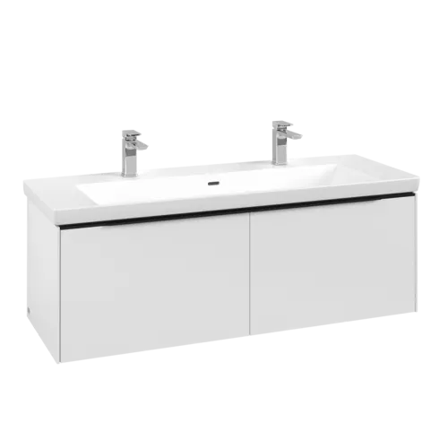 VILLEROY BOCH Subway 3.0 Vanity unit, 2 výsuvy, 1272 x 429 x 478 mm, čistě bílá #C60101VF