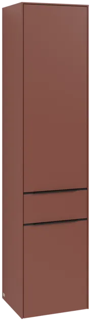 VILLEROY BOCH Spížní skříň Subway 3.0, 2 dveře, 1 zásuvka, 400 x 1710 x 362 mm, vínově červená #C59001AH