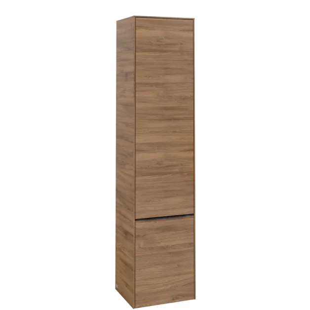 VILLEROY BOCH Vysoká skříňka Subway 3.0, 2 dveře, 400 x 1710 x 362 mm, dub Kansas / dub Kansas #C58601RH