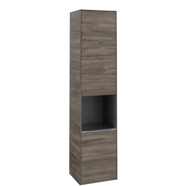 VILLEROY BOCH Subway 3.0 Vysoká skříň, 2 dveře, 400 x 1710 x 362 mm, Kamenný dub / Kamenný dub #C58900RK