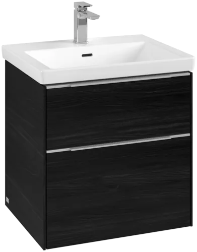 VILLEROY BOCH Subway 3.0 Vanity unit, 2 výsuvy, 572 x 576 x 478 mm, černý dub #C57800AB