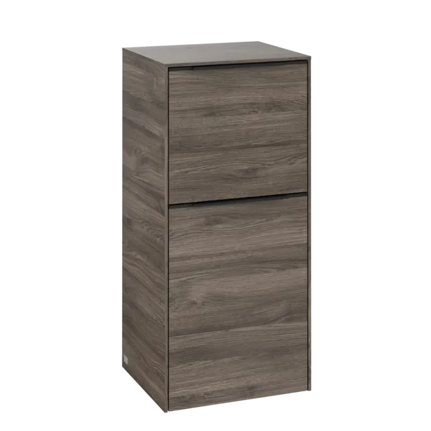 VILLEROY BOCH Boční skříňka Subway 3.0, 1 zásuvka, 1 dvířka, 400 x 860 x 362 mm, Kamenný dub / Kamenný dub #C59401RK