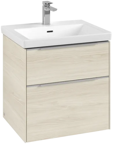 VILLEROY BOCH Subway 3.0 Vanity unit, 2 výsuvy, 572 x 576 x 478 mm, bílý dub #C57800AA