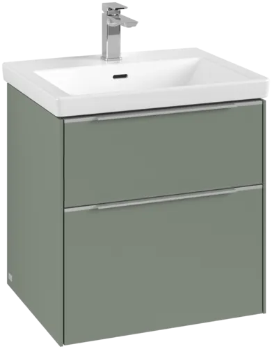 VILLEROY BOCH Subway 3.0 Vanity unit, 2 výsuvy, 572 x 576 x 478 mm, Soft Green #C57800AF