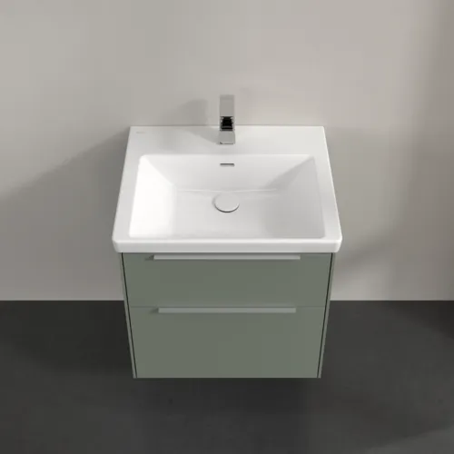 VILLEROY BOCH Subway 3.0 Vanity unit, 2 výsuvy, 572 x 576 x 478 mm, Soft Green #C57800AF, obrázek 4