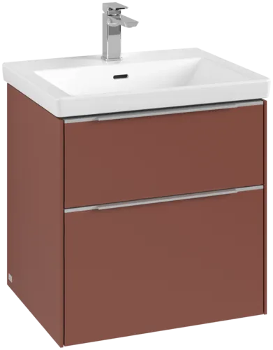 VILLEROY BOCH Subway 3.0 Vanity unit, 2 výsuvy, 572 x 576 x 478 mm, Vínově červená #C57800AH